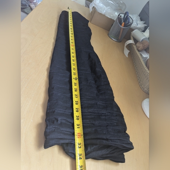 SARAH PACINI Vintage Formal Black Dress Size 0 Y2K 2000 Style Made Un Italy - Picture 10 of 10